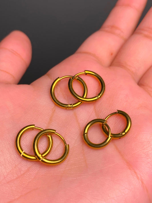 Classic Gold Hoop Earrings