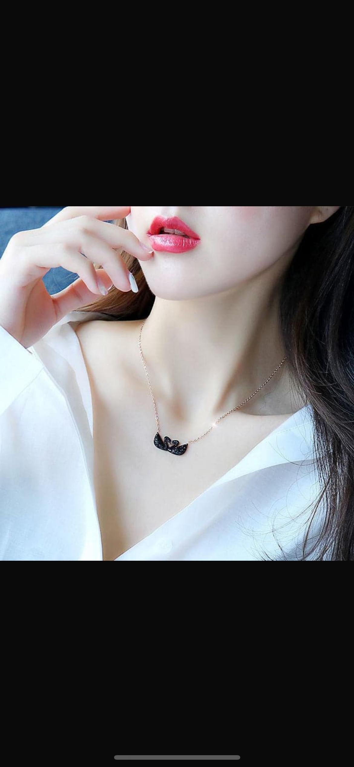 Double Swan Stainless Steel Chain❤