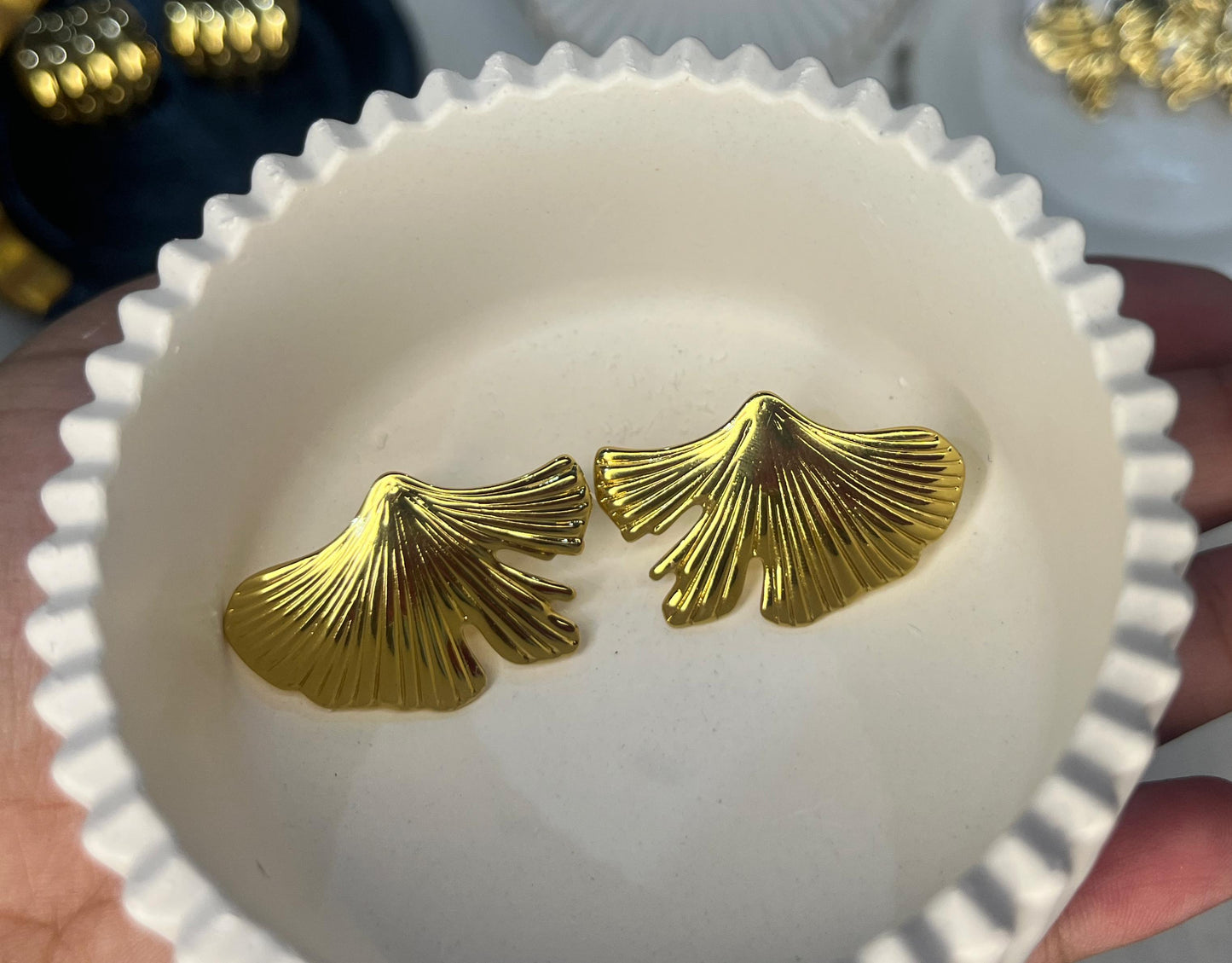 Timeless Shine Stainless Steel Earrings 💕