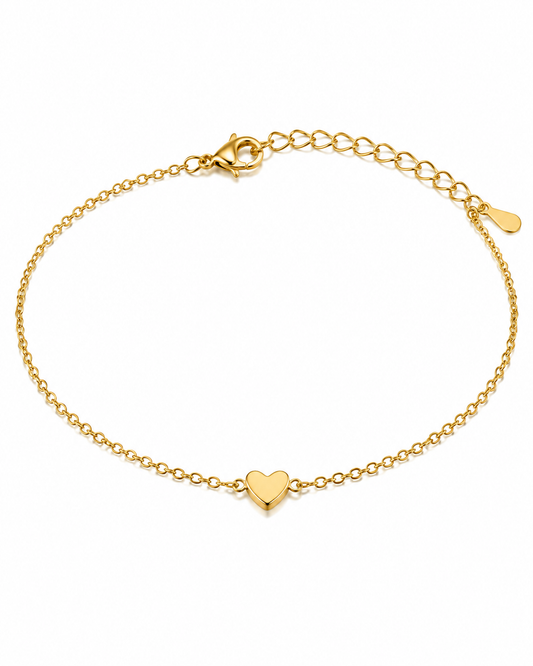 Premium Heart Charm Anklet