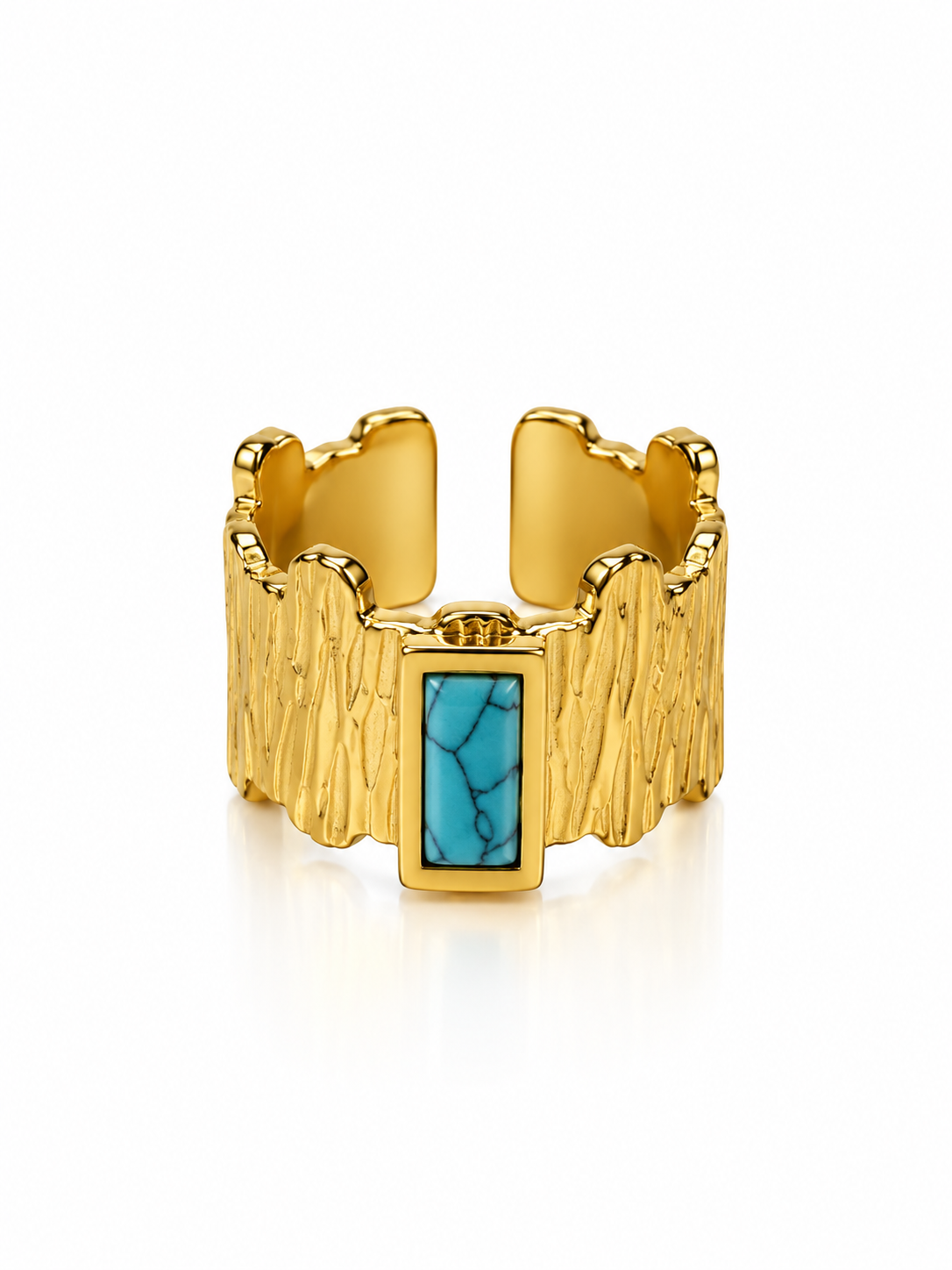 Turquoise Statement Adjustable Ring