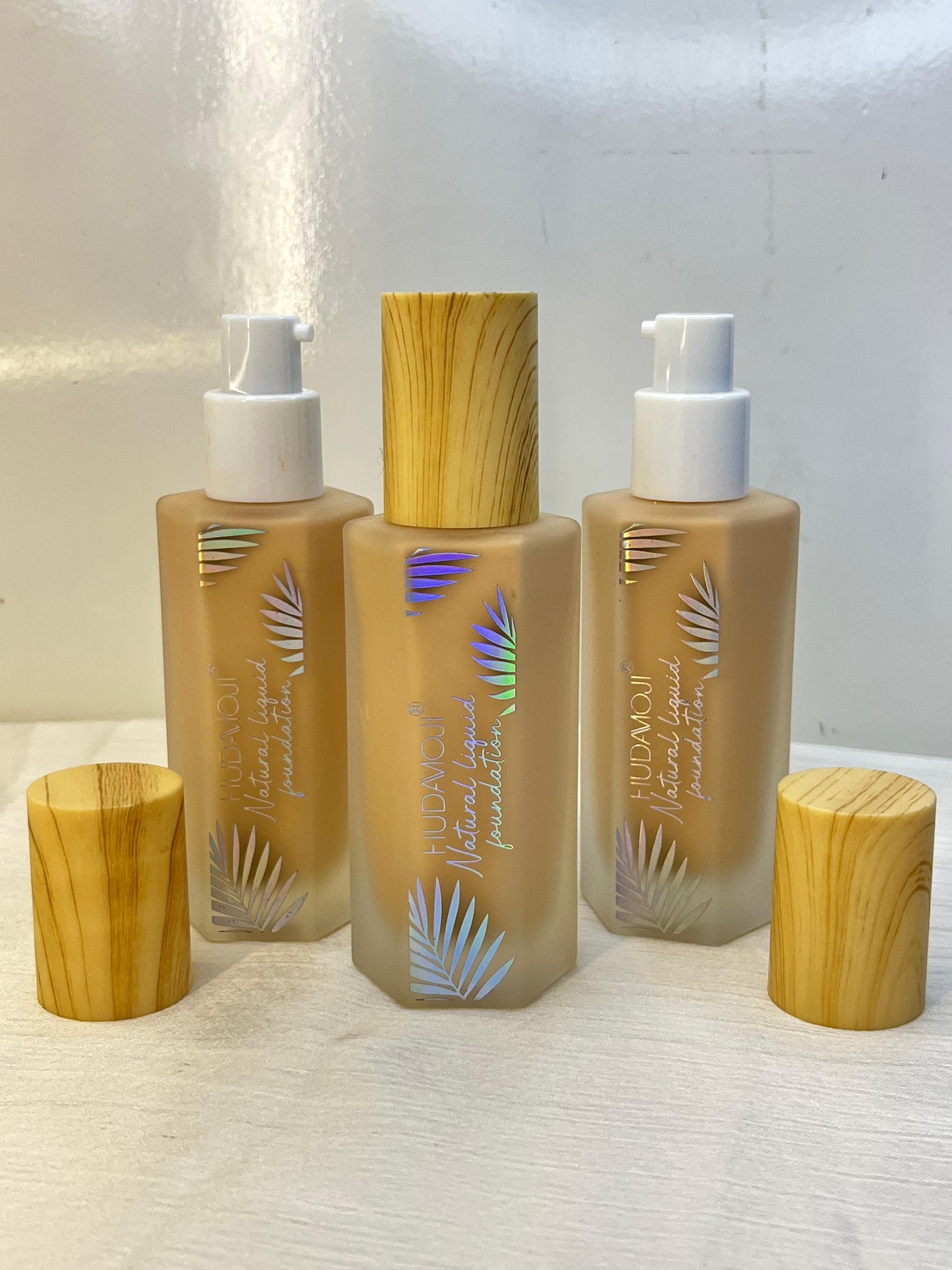 HUDA MOJI Natural Liquid Foundation – Flawless, Radiant Finish