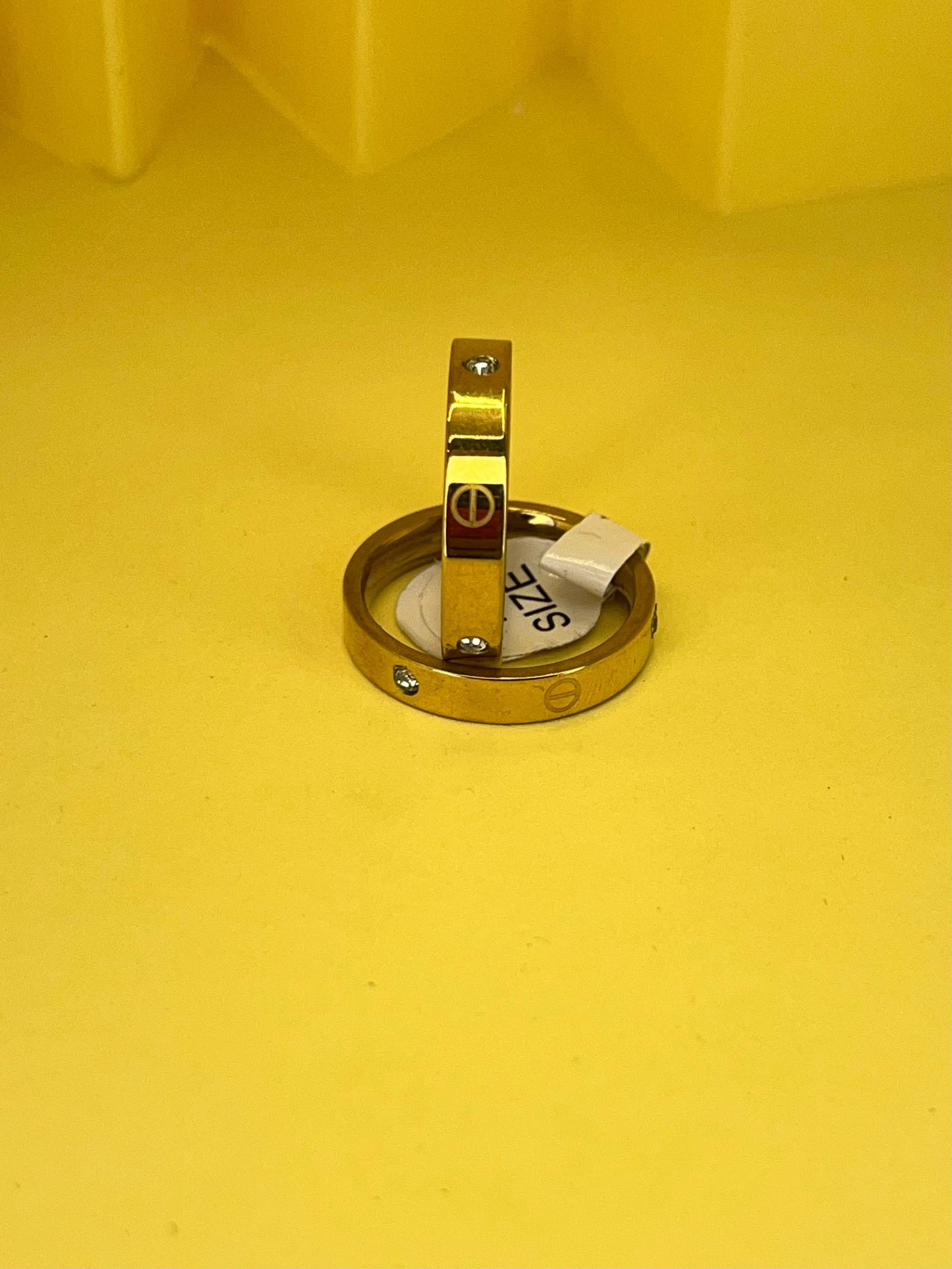 Stainless Steel Cartier Ring