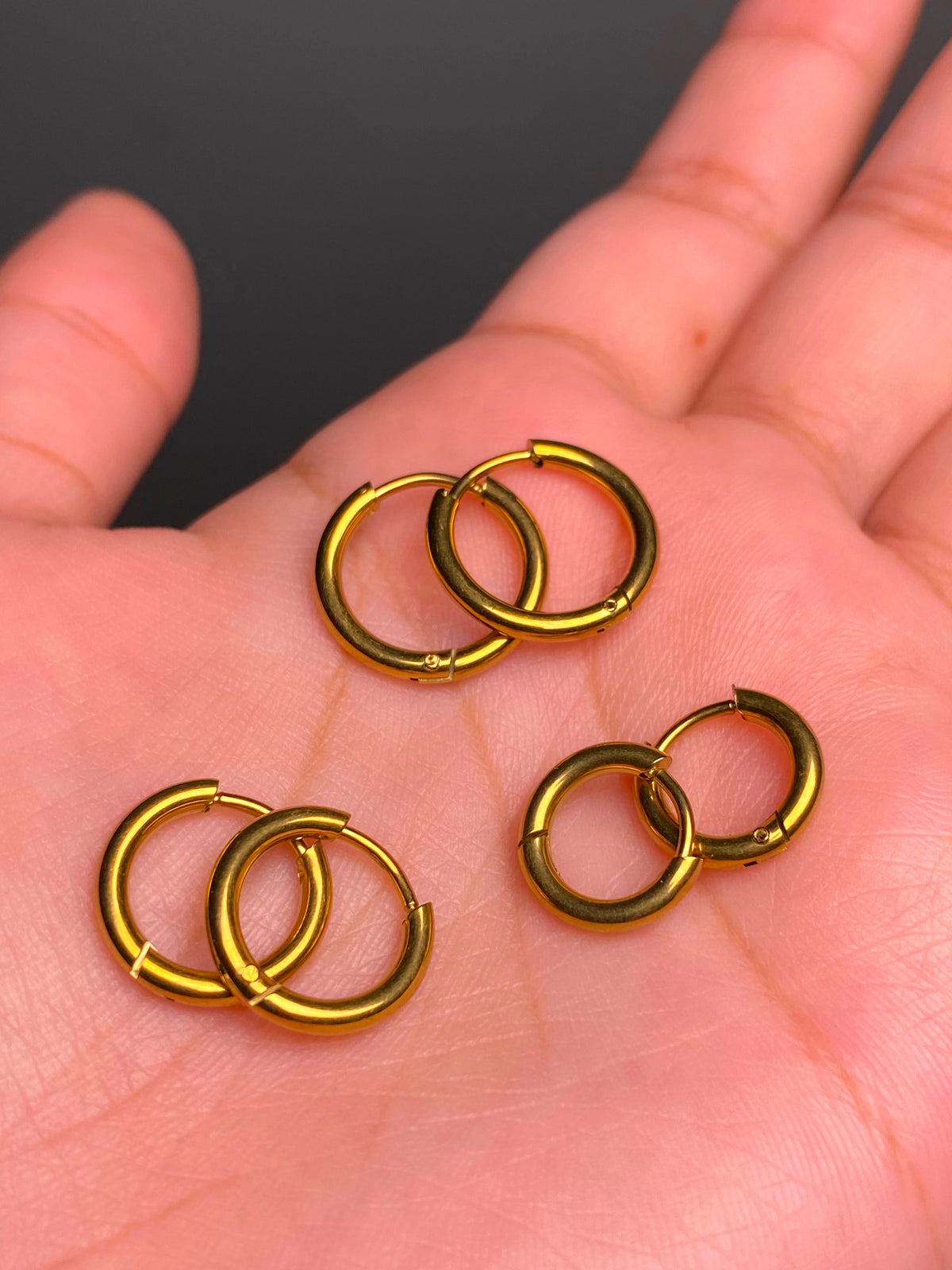 Classic Gold Hoop Earrings