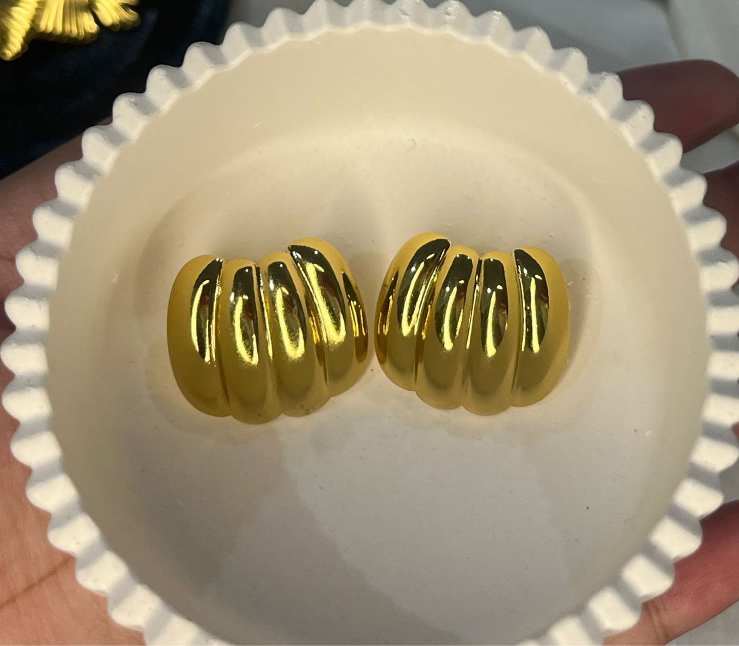 Bold & Sleek Stainless Steel Earrings🥰