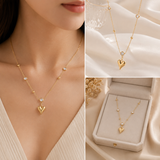 Elegant Dainty Heart Pendant